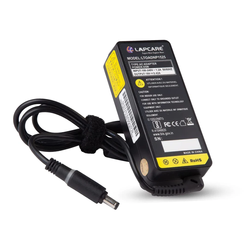 Lapcare Laptop Adapter Compatible For Toshiba 65w | 19v/3.42a | 5.5mm x 2.5mm view 2